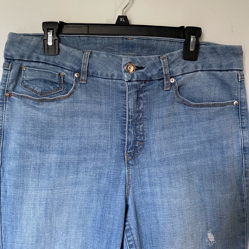 Seven7 Jeans, Size 16, Distressed - Picture 2 of 9
